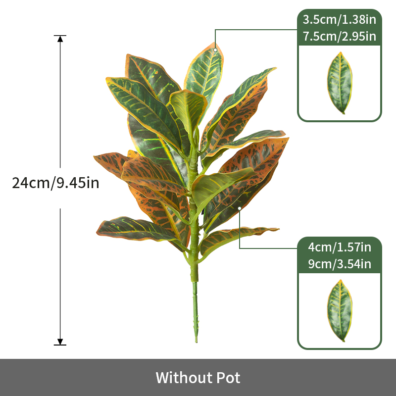 24-41cm Artificial Plants Fake - Ficus Lyrata Tree review and price